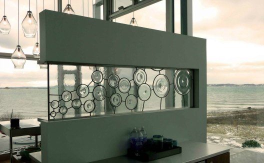 custom leaded glass cabinet inserts