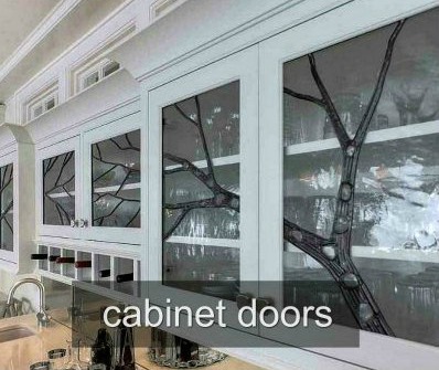 glass cabinet inserts